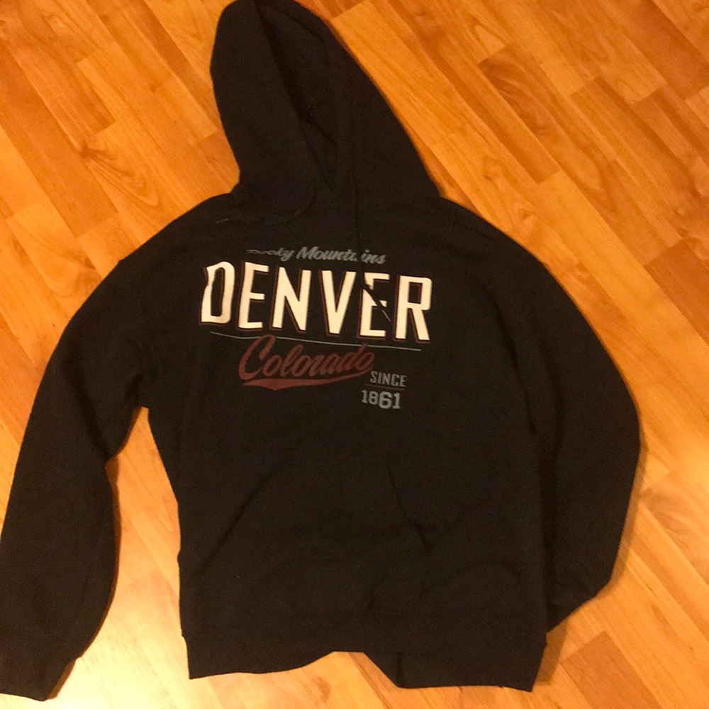 Black Denver Colorado hoodie